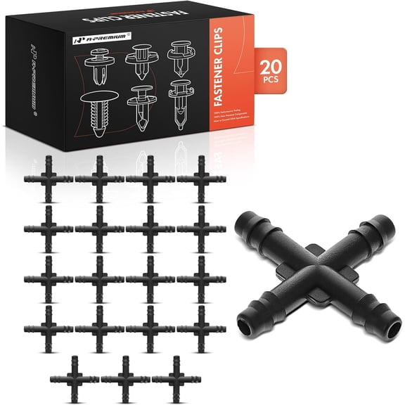A-Premium 20 PCS Retainer Clip Fasteners Compatible with Ford Models & GM Models & Chrysler Models