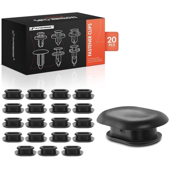 A-Premium 20 PCS Rubber Rear Tie Down Plug Retainer Clips Fastener Compatible with Honda Model