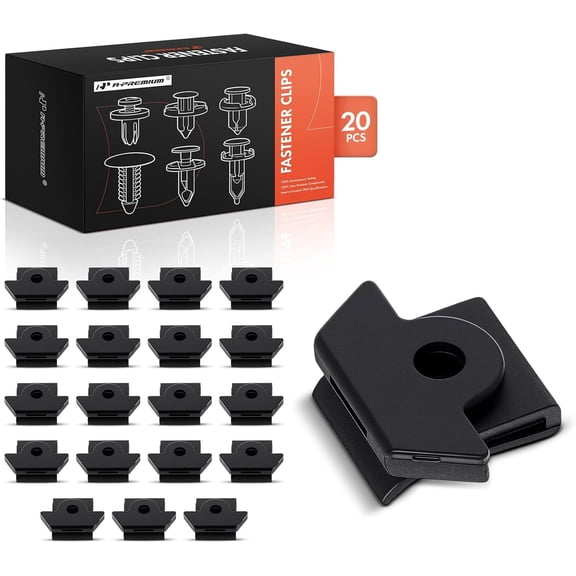 A-Premium 20 PCS Splash Shield Retainer Rivet Clips Compatible with Nissan Altima, Rogue, Sentra, Versa, Frontier, Murano, Pathfinder, Maxima, Titan, Armada & Infiniti QX60, Q50, QX80, QX50, Q60