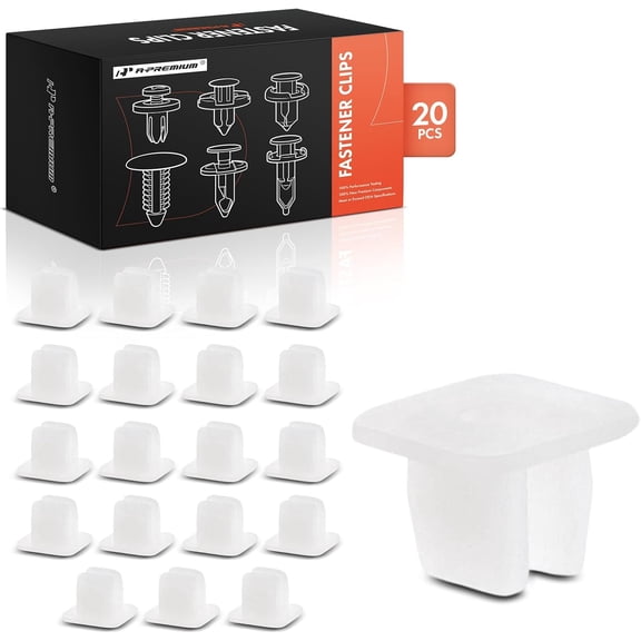 A-Premium 20 PCS Spreader Nut Bumper Clips Retainer Fastener Fender Compatible with Honda Models