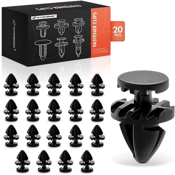 A-Premium 1.41oz Wheel Flare Car Retainer Fastener Push Pin Clips 20-Pack Compatible with Land Rover LR4 2010-2016 LR3 2005-2009