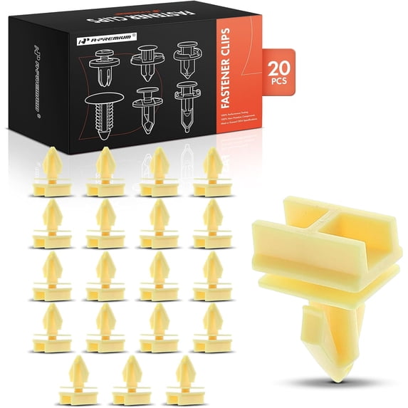 A-Premium 20 PCS Wheel Opening Molding Retainer Clips Compatible with Ford F-150 F150 2015-2020 - for 10mm Hole