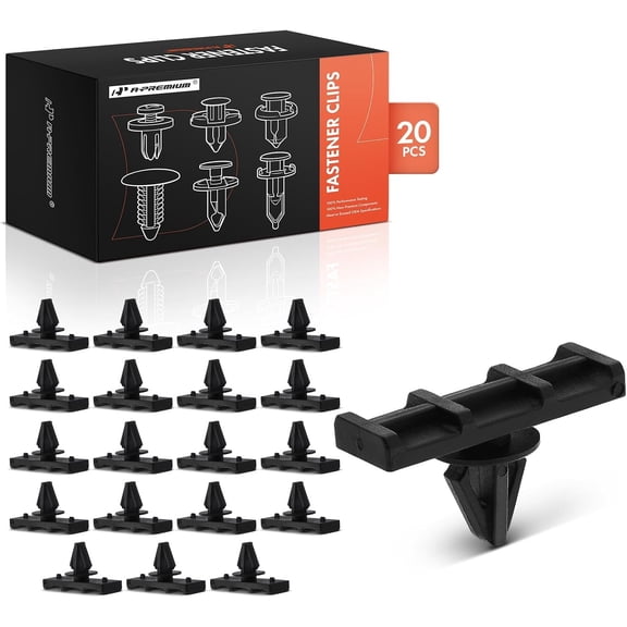 A-Premium 20-Pack Car Retainer Fastener Push Pin Clips Compatible with Ford Taurus 1996-2019 Sable 1996-2001 Lincoln LS 2000-2006 - for 9mm