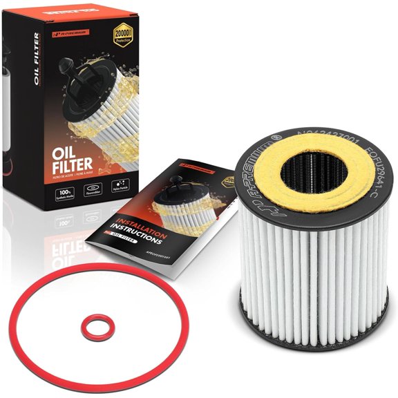A-Premium 20K Miles Upgrated Protection Oil Filter Compatible with Ford & Mazda & Mercury Models - 3, 6, 5, Escape, Fusion, CX-7, Tribute, Mariner, Milan