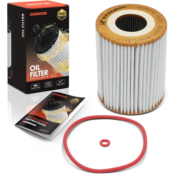 A-Premium 20K Miles Upgrated Protection Oil Filter Compatible with Jeep & Mercedes-Benz & Dodge & Freightliner Models - Grand Cherokee, E320, GLE350d, Sprinter 2500, GL350, S350, R320