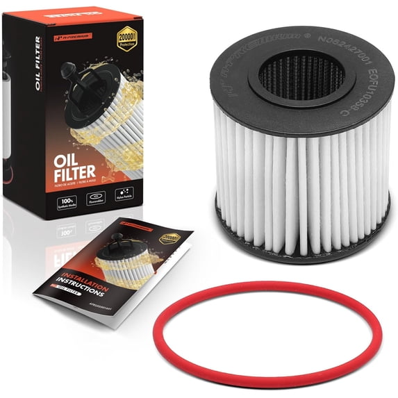 A-Premium 20K Miles Upgrated Protection Oil Filter Compatible with Toyota & Lexus & Scion & Pontiac Models - Corolla, Prius, Matrix, C-HR, CT200h, xD, iM, Vibe, Corolla iM, Prius Plug-In