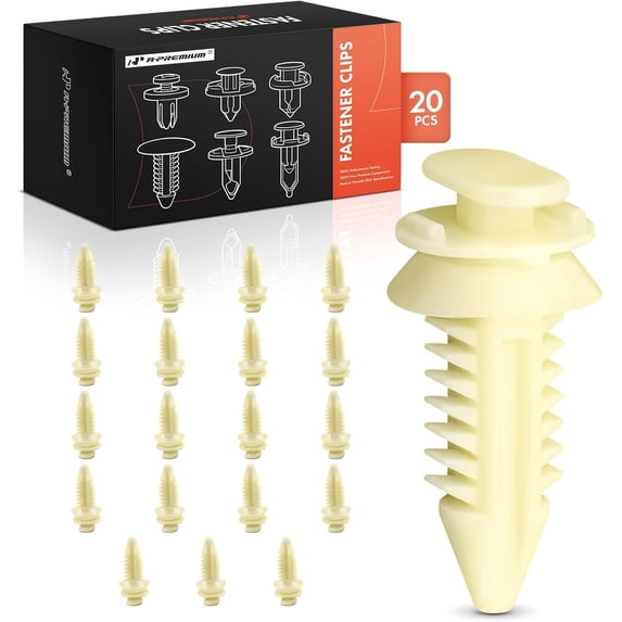 A-Premium 20PCS Door Panel Clips Retainers Compatible with Chevrolet & GMC GM Truck SUV - Silverado, Suburban, Sierra, (C/K Class) 1500 2500, K10, C1500 Suburban