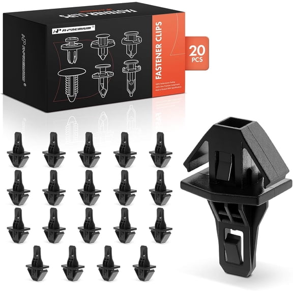 A-Premium 20PCS Nylon Black Radiator Grille Clip Retainer Compatible with Honda Accord 1994-2024