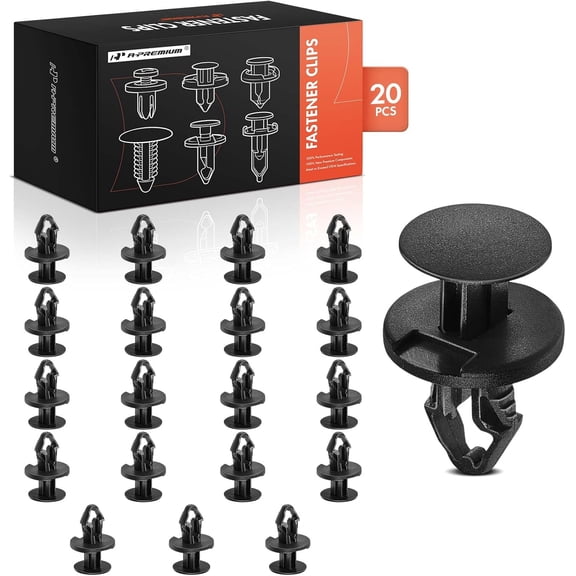 A-Premium 20PCS Nylon Engine Under Cover Push-Type Retainer Clips Compatible with Tesla Model 3 2017 2018 2019 2020 2021 - for 8mm Hole