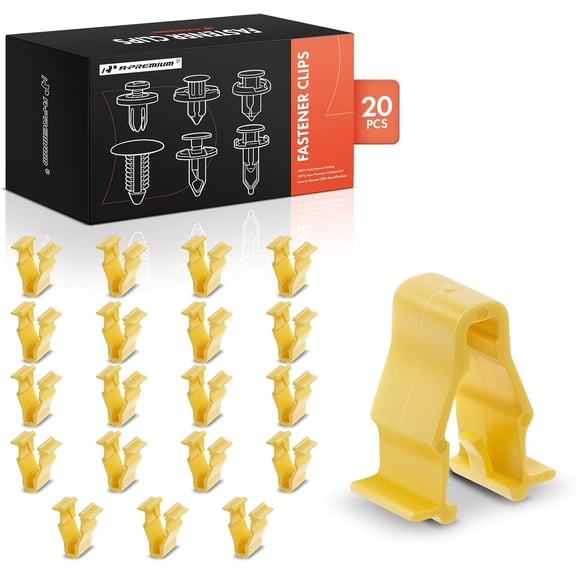A-Premium 20PCS Nylon Front Bumper Fender Retainer Clips Compatible with Honda CR-V 2012-2023, Pilot 2016-2022, HR-V 2016-2023, Ridgeline 2017-2023, Passport 2019-2023 & Acura MDX 2022-2023