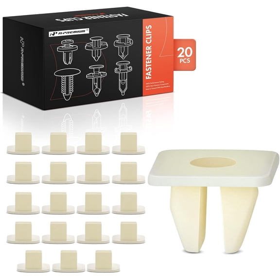 A-Premium 20PCS Nylon Headlight Adjusting Screw Nut Retaining Clips Compatible with Honda CR-V, Civic, Accord, Pilot, Odyssey, Fit, HR-V, Ridgeline, Crosstour, Insight & Acura RDX, TSX, ILX, TL