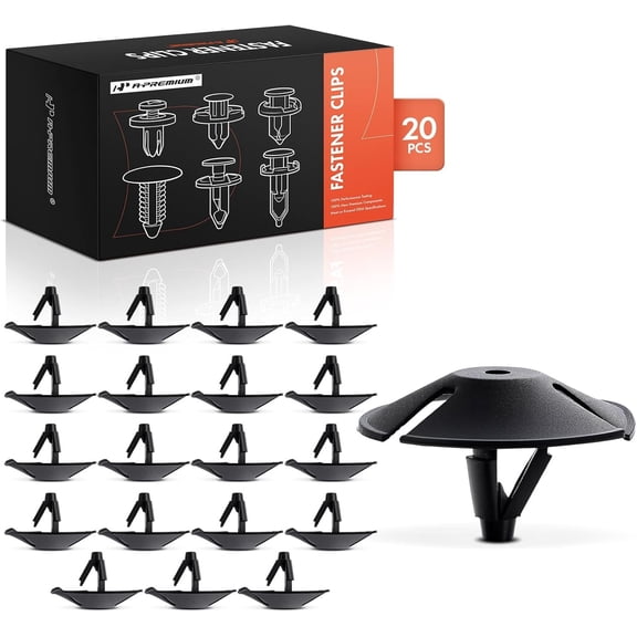 A-Premium 20PCS Nylon Hood Insulation Pad Retainer Clips Single Head Compatible with Ram 1500 2500 3500 & Dodge Grand Caravan, Journey, Durango, Nitro, Dakota & Plymouth Arrow Pickup & Chrysler Aspen