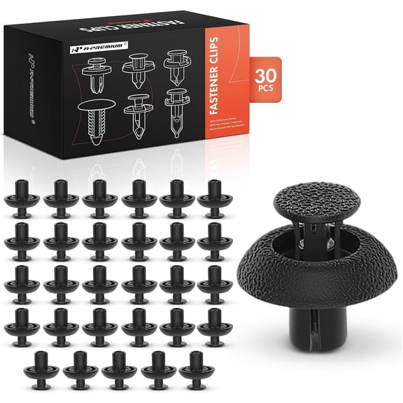 A-Premium 20PCS Nylon Radiator Support & Engine Cover Clips Compatible with Toyota Camry, RAV4, Corolla, Prius, Highlander, 4Runner & Lexus RX350, RX350L, RX450h, RX450hL & Scion tC - for 7mm Hole