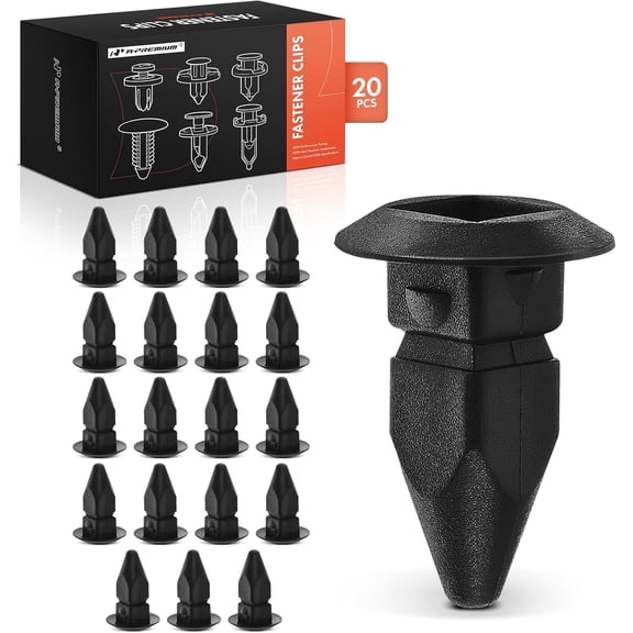 A-Premium 20 PCS (9mm Hole) Car Retainer Fastener Push Pin Clips Compatible with Volkswagen Jetta Passat Golf Beetle Audi A4 A4 Quattro Q5 Q7 A5 A5 Quattro A3 A3 Quattro Q3 TT Quattro