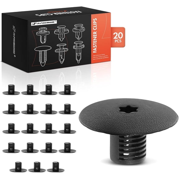 A-Premium 20 PCS Nylon Car Retainer Fastener Push Pin Clips Compatible with Dodge Durango 2001-2003 Dakota 2001-2011 Ram Dakota 2011