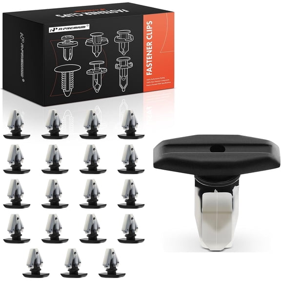 A-Premium 20PCS Nylon Trim Retaining Clips Fastener Rivet Push-Type Compatible with Lexus Models 1990-2024 & Toyota Models
