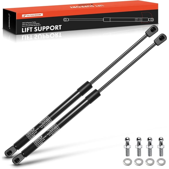 A-Premium 22.87 inch 37lb Universal Lift Supports Gas Spring Shock Struts Replacement for Toolbox Cabinets Sliding Window Storage Bed Bench Lids Basement Door 2-PC Set