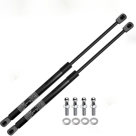A-Premium 23.86 inch 20lb Universal Lift Supports Gas Spring Shock Struts Replacement for Toolbox Cabinets Sliding Window Storage Bed Bench Lids Basement Door 2-PC Set