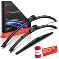 thumbnail image 1 of A-Premium 26"/22"/16" Windshield Wiper Blades Compatible with Lexus RX350/RX450h+ 2010-2015 - Front Rear Wipers Blade Set for Hook/RL2 Arm Connector, with Wear Indicator & Towel (Pack of 3), 1 of 5