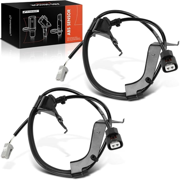 A-Premium Set of 2 Wire Harness for Rear ABS Wheel Speed Sensor | Compatible with Toyota Sienna 2004-2010 - Without Sensor