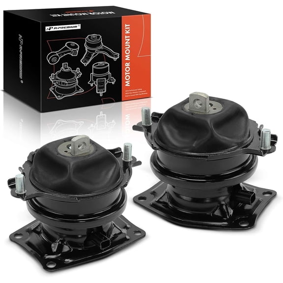 A-Premium 2PCS Engine Motor Mount Set Compatible with Honda Pilot 2009-2015 3.5L, FWD, AWD, Replace# 50810SZAA01, 50830SZAA01