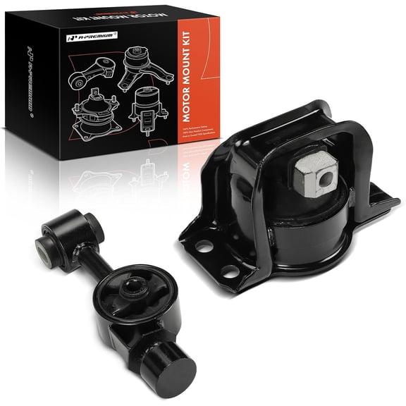 A-Premium 2PCS Engine Motor Mount and Torque Strut Mount Set Compatible with Nissan Versa 2007-2012, Cube 2009-2014, 1.8L, Replace# 11350ED80D, 11350EL00A
