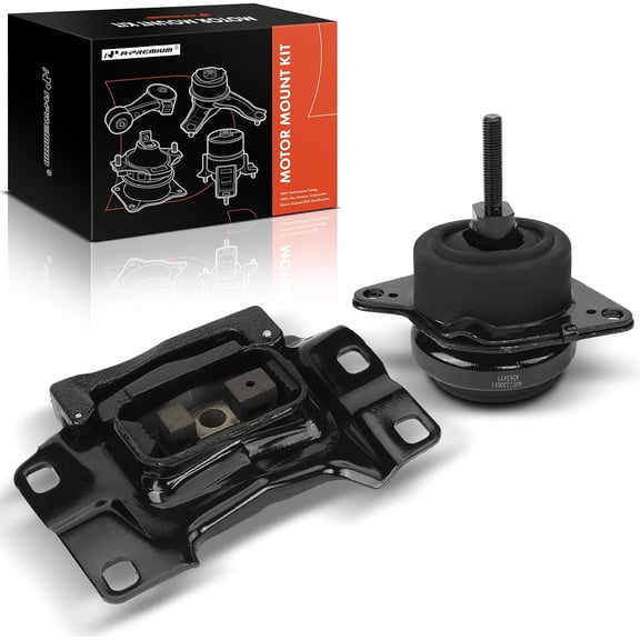 A-Premium 2PCS Engine Motor Mount and Transmission Mount Kit Compatible with Ford Explorer 2012-2015 2.0L, Explorer 2016-2019 2.3L, Automatic Transmission, Replace# BB5Z6038F, BB5Z6038G