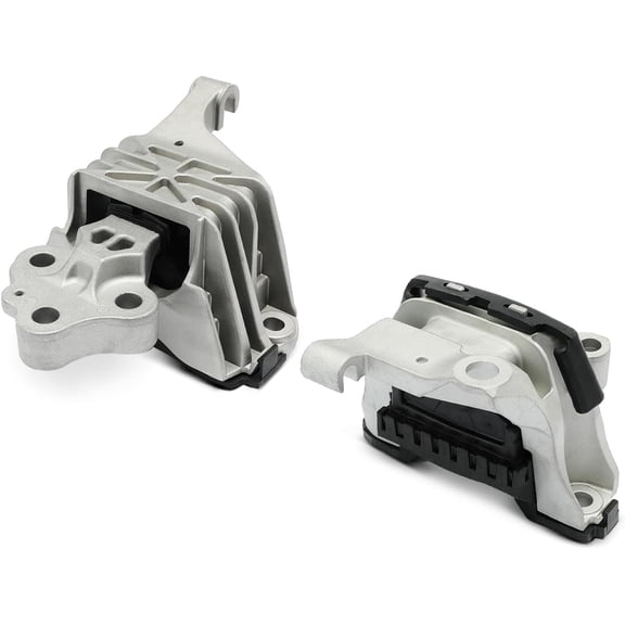 A-Premium 2PCS Engine Motor Mount and Transmission Mount Set Compatible with Dodge Dart 2013 2014 2015 2016 2.0L, Hydraulic, Automatic Transmission, Replace# 68081488AG, 68081487AE
