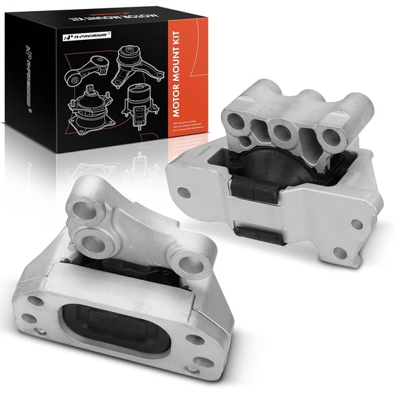 A-Premium 2PCS Engine Motor Mount and Transmission Mount Set Compatible with Jeep MP Series Compass 2017-2022,BU Series Renegade 2015-2021 & Fiat 500X 2016-2018, 2.4L, Replace# 68278029AC, 68278029AB