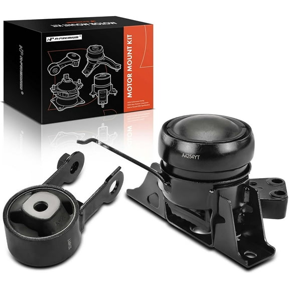 A-Premium 2PCS Engine Motor and Torque Strut Mount Kit Compatible with Toyota Yaris 2007-2018 1.5L, Automatic Transmission, Replace# 1230521220, 1236321060
