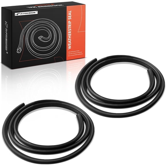 A-Premium 2PCS Front Car Door Weather Stripping Seal Strips Compatible with Nissan Sentra 2020 2021 2022 2023 2024