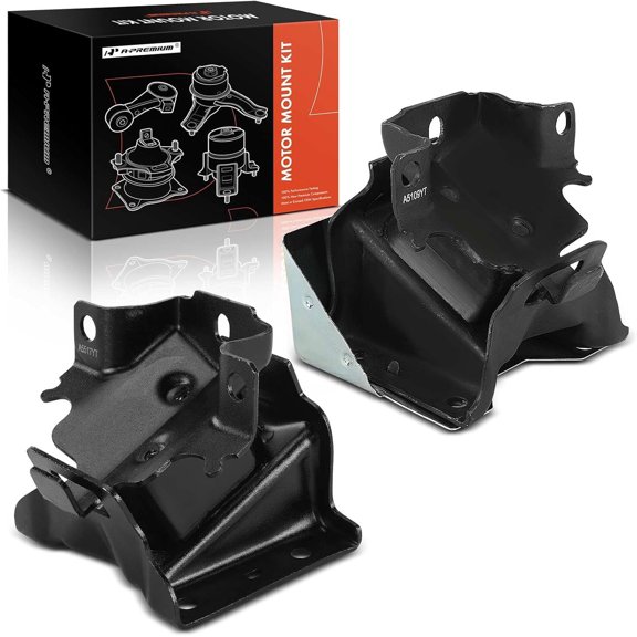 A-Premium 2PCS Front Left and Right Engine Motor Mount Kit Compatible with Chevrolet Express 1500 2003-2014, Express 2500 2003-2005 & GMC Savana 1500 2003-2014, Savana 2500, 4.8L 5.3L 6.0L, AWD