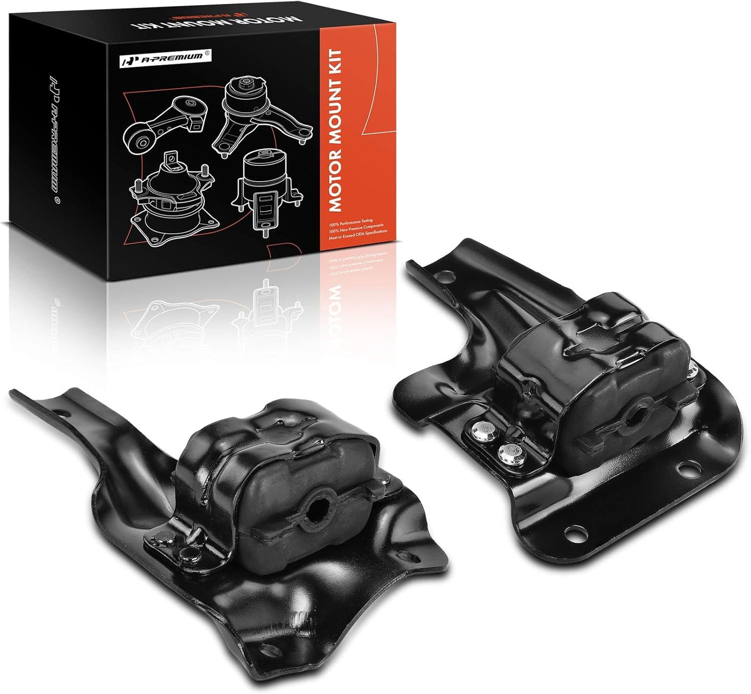 A-Premium 2PCS Front Left and Right Engine Motor Mount Kit Compatible with Ford F-150 F150 1997, F-250 F250 1997-1999, Expedition 1999-2002 & Lincoln Navigator 2000-2002, 4.6L 5.4L, RWD