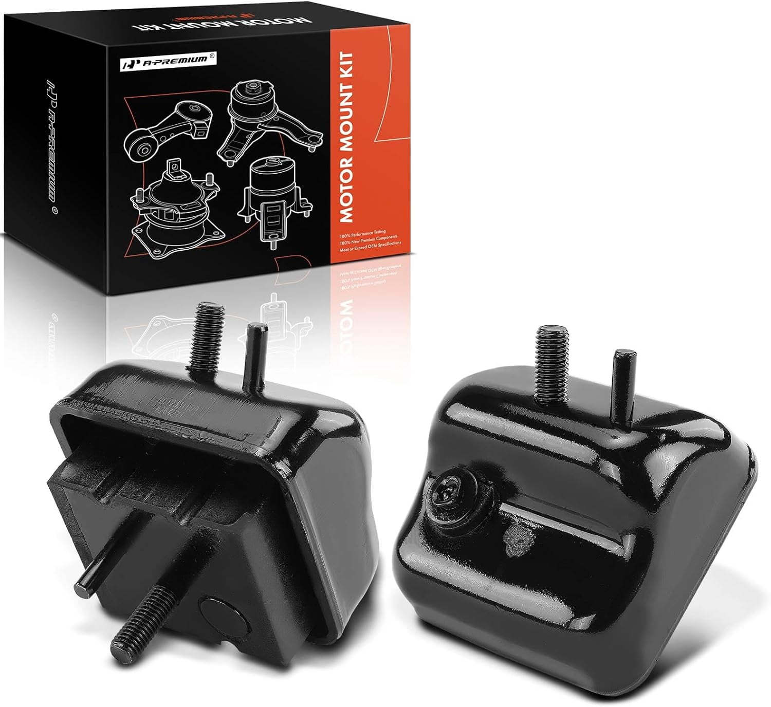 A-Premium 2PCS Front Left and Right Engine Motor Mount Kit Compatible with  Ford Ranger 1986-1997, Bronco II 1989-1990 \u0026 Mazda B4000 1994-1997, Navajo  1992-1994, 2.9L 4.0L, RWD - Walmart.com, image size:1500x1376