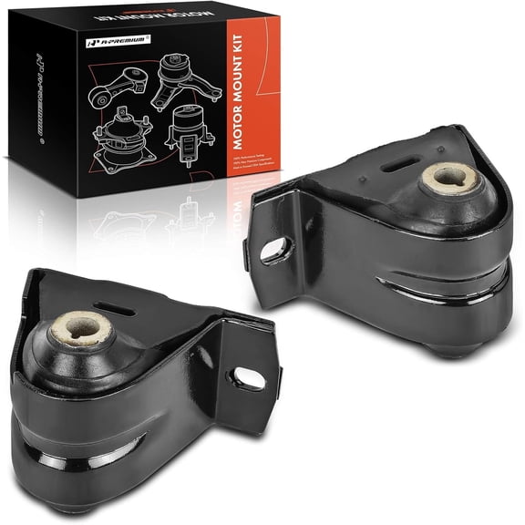 A-Premium 2PCS Front Left and Right Engine Motor Mount Kit Compatible with Jeep Wrangler TJ 1997 1998 1999 2000 2001 2002 2003 2004 2005 2006 2.4L 2.5L 4.0L Replace# 52019276AB 52019276AC