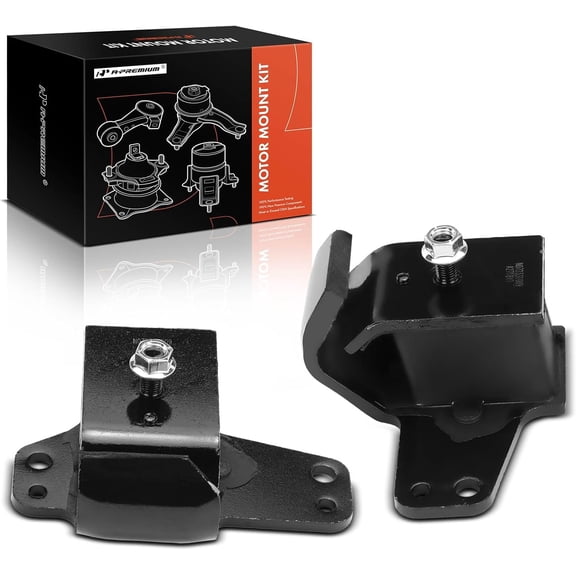 A-Premium 2PCS Front Left and Right Engine Motor Mount Kit Compatible with Nissan 720 1986, D21 1986-1994, Pickup 1995-1997, 2.4L, Replace# 1121018G01