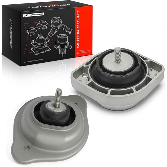 A-Premium 2PCS Front Left and Right Engine Motor Mount Set Compatible with BMW E83 Series X3 2004 2005 2006 2.5L 3.0L, Replace # 2393096492, 2113421295