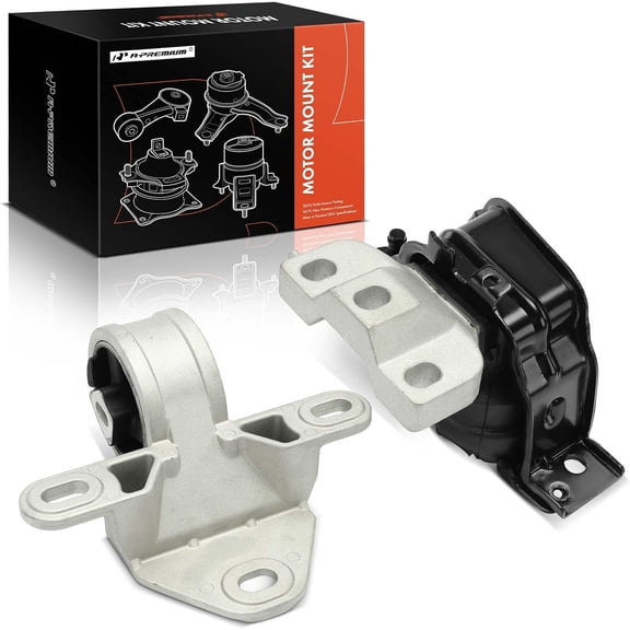 A-Premium 2PCS Front Left and Right Engine Motor Mount Set Compatible with Dodge Grand Caravan/Caravan 2001-2007 & Chrysler Town & Country 2001-2007, Voyager 2001-2003, Replace# 4861271AB, 4861271AC