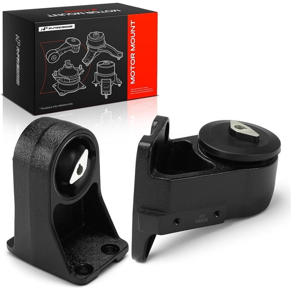 A-Premium 2PCS Front Left and Right Engine Motor Mount Set Compatible with Dodge Ram 2500, Ram 3500, 2000 2001 2002, 5.9L, Diesel, Replace# 52021491AB, 52021490AB