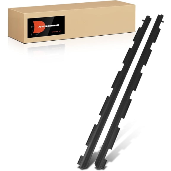 A-Premium 2PCS Front Outer Window Molding Trim Weather Stripping Kit Compatible with Chevy, GMC & Cadillac Models - Silverado 1500 2500, Tahoe, C1500 Suburban, Sierra 3500, Yukon, Jimmy, Escalade