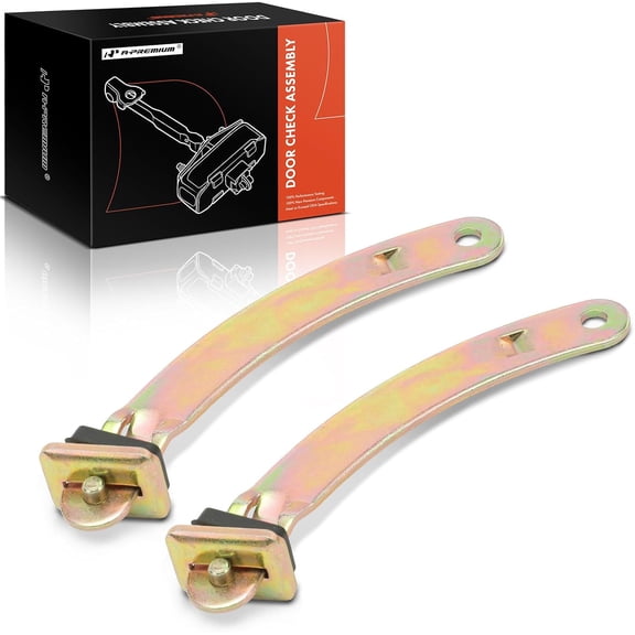 A-Premium 2PCS Rear Driver & Passenger Side Door Check Strap Compatible with Chevrolet & GMC Vehicles - Astro/Safari 1985-2005, Replace# 15642266