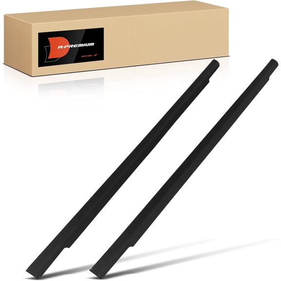 A-Premium 2PCS Rear Outer Left and Right Window Molding Trim Weather Stripping Kit Compatible with Toyota FJ Cruiser 2007 2008 2009 2010 2011 2012 2013 2014, Driver & Passenger Side