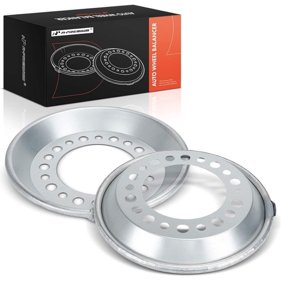 A-Premium 2Pcs Auto Wheel Balancer Compatible with Heavy Duty Trucks Bus 2012-2024 Have 22.5-24.5" Wheel