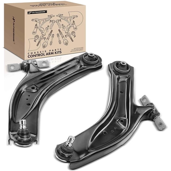 A-Premium 2Pcs Front Lower Control Arm with Ball Joint Compatible with Nissan Rogue 2014-2019 Rogue Sport 2017-2019 Qashqai 2017-2019 Replaces# 545014BA0A 545004BA0A