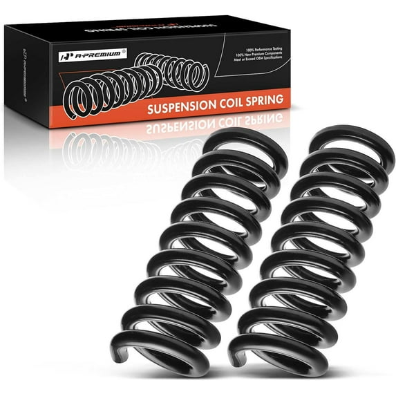 A-Premium 2Pcs Front Suspension Coil Spring Set Compatible with Chevrolet Express 3500 & GMC Savana 3500 2006-2016 6.6L, Driver and Passenger Side, Replace# 5851340