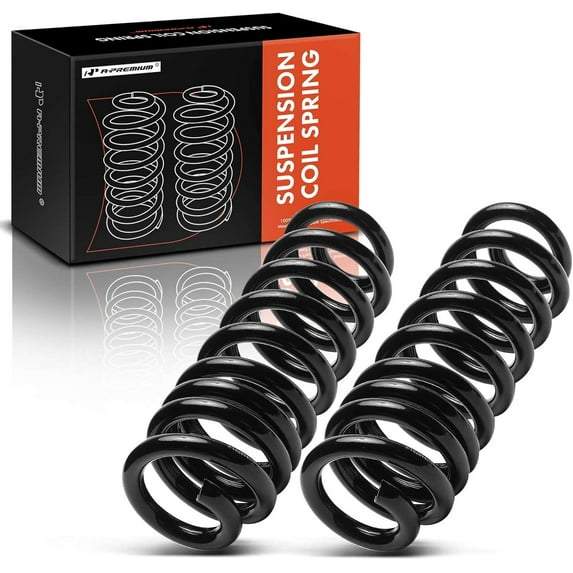 A-Premium 2Pcs Front Suspension Coil Spring Set Compatible with Ford E-350 Super Duty 1999-2014, E-350 Club Wagon 2003-2005, E-350 Econoline, E-350 Econoline Club Wagon 1998-2002, Econoline Super Duty
