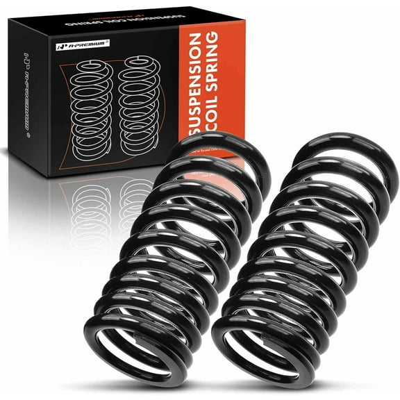 A-Premium 2Pcs Front Suspension Coil Spring Set Compatible with Chevrolet Astro 1985-2005 & GMC Safari 1985-2005 4.3L, Driver and Passenger Side