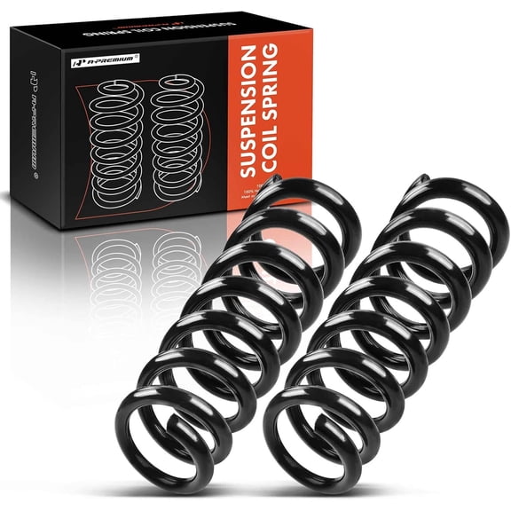 A-Premium 2Pcs Front Suspension Coil Spring Set Compatible with Chevrolet Silverado 1500 1999-2006, Silverado 1500 Classic 2007, Tahoe 2000 & GMC Sierra 1500 Classic Yukon, Driver and Passenger Side