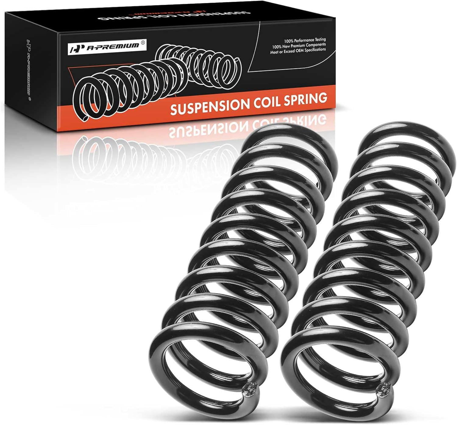 A-Premium 2Pcs Front Suspension Coil Spring Set Compatible with Dodge ...