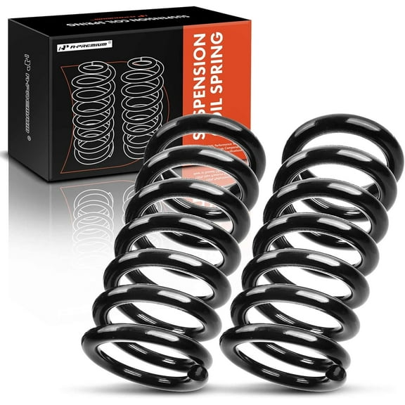 A-Premium 2Pcs Front Suspension Coil Spring Set Compatible with Ford F-150 1997-2003, F-250 1997-1999, 5.4L RWD, Driver and Passenger Side